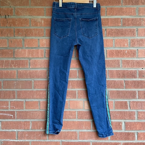 Forever 21 stripe Jeans - Picture 2 of 4